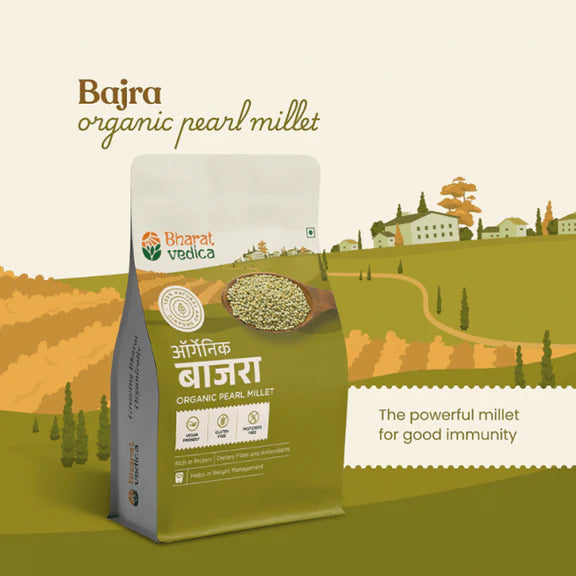 Bharat Vedica Organic Pearl Millet - Organic Bajra