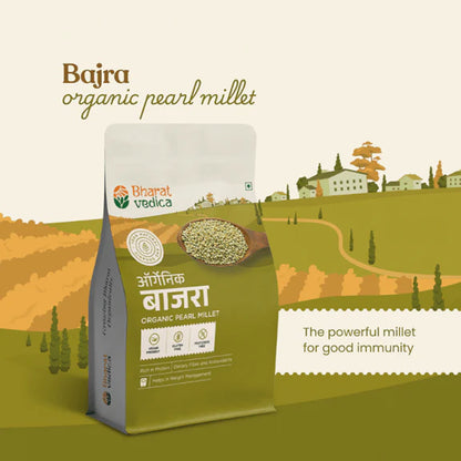 Bharat Vedica Organic Pearl Millet - Organic Bajra