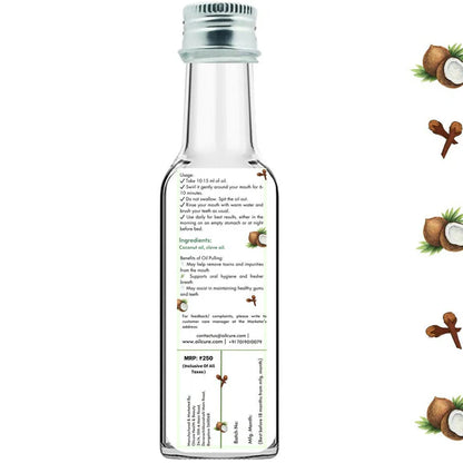 Oilcure Coconut Clove Oil Pulling - 100 ml