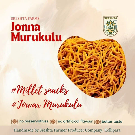 Sreshta Farms Jonna Murukulu - 250 gm