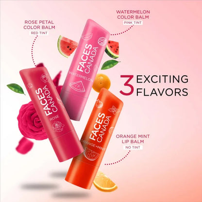 Faces Canada Vitamin C Lip Balm - Rose Petal - 4.5 gm