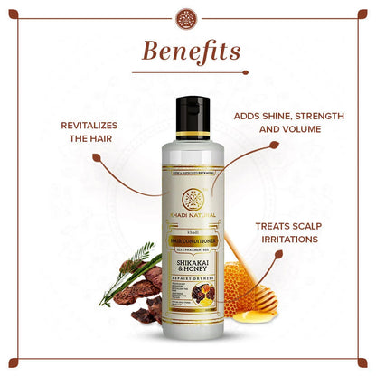 Khadi Natural Shikakai & Honey Hair Conditioner - 210 ml