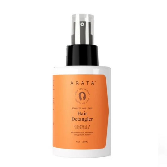 Arata Curl Hair Detangler With Hyaluronic Acid, Niacinamide - Detangles & Strengthens Curls - 100 ml