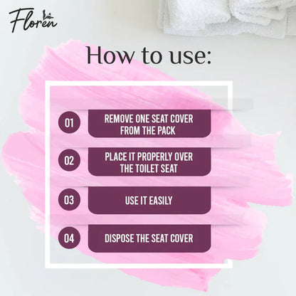 Floren Disposable Toilet Seat Covers - 20 pcs