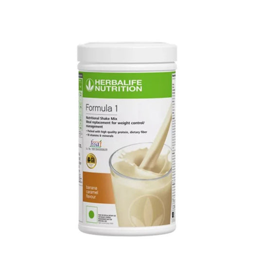 Herbalife Formula 1 Nutritional Shake Mix - Banana Caramel Flavour - 500 gm
