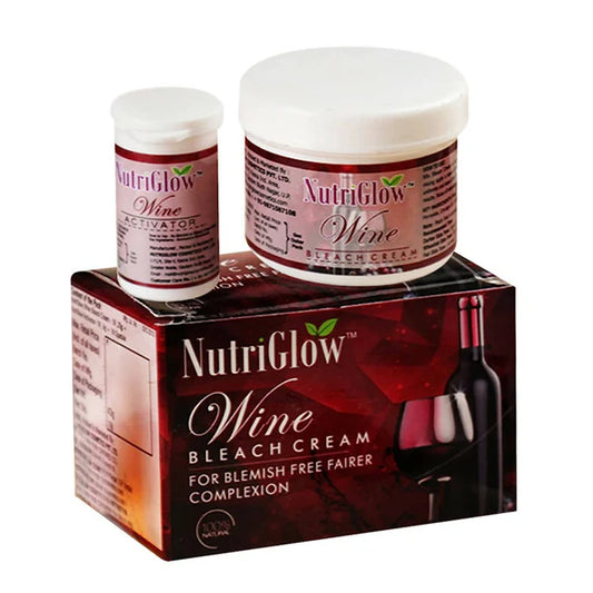 NutriGlow Wine Bleach Cream With Grape Extracts - 43 gm