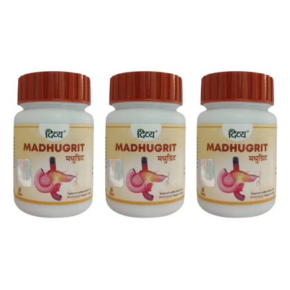 Patanjali Divya Madhugrit Tabs - 60 tabs - Pack of 1