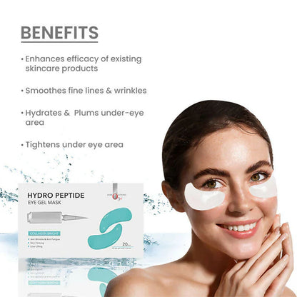 Professional O3+ Hydro Peptide Hydrogel Eye Patch Mask With Collagen & Hyaluronic Acid For Dark Circles - 1 pair