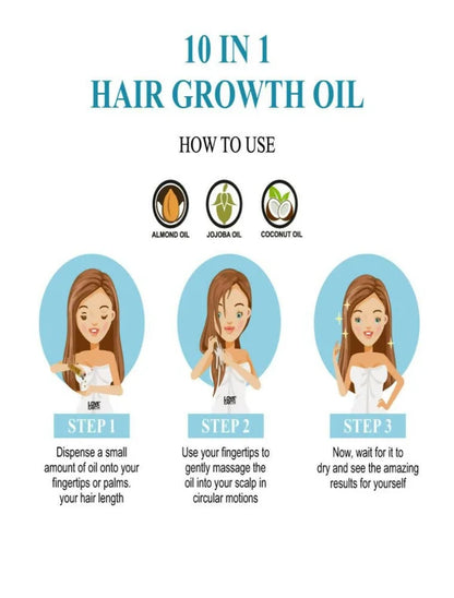 Love Earth 10 In 1 Hair Growth Oil - 100 ml