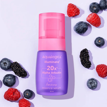 Aqualogica Illuminate+ 20x Alpha Arbutin Luminous Essence Serum - 50 ml