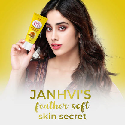 VI-JOHN Women Feather Touch Haldi & Chandan Hair Removal Cream for Women For Normal Skin, Suitable for Legs, Underarms, Bikini Line, Arms - 40 gm