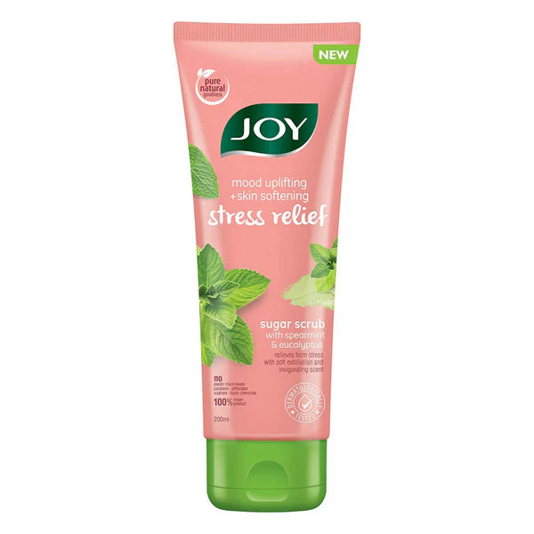 Joy Spearmint & Eucalyptus Face & Body Scrub - 200 gm