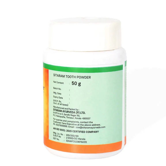Sitaram Ayurveda Sitaram Tooth Powder - 50 gm