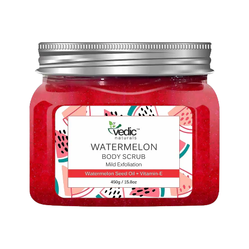 Vedic Naturals Watermelon Body Scrub - 450 gm