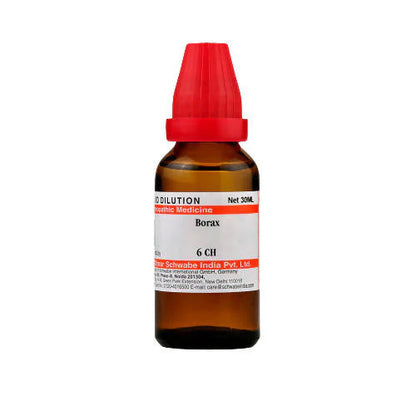 Dr. Willmar Schwabe India Borax Dilution -6 CH