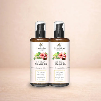 90 Day Miracle Hair Oil for hairfall, thicker hair growth & frizz control