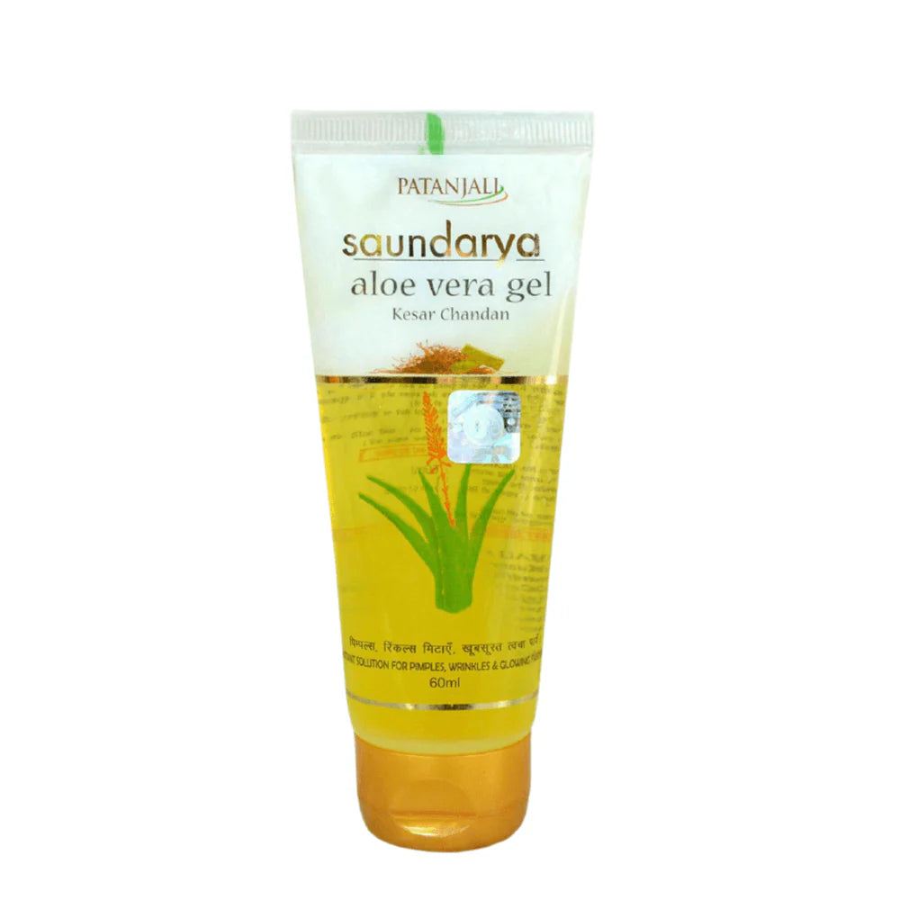 Patanjali Saundarya Aloe Vera Gel Kesar Chan