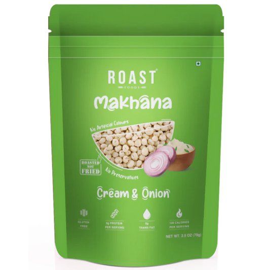 Roast Foods Makhana Cream & Onion - 70 gm