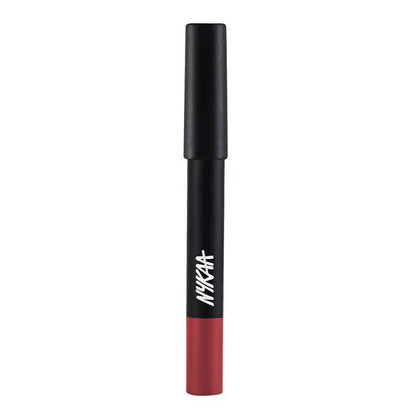 Nykaa Matte-Illicious Lip Crayon Lipstick - Kiss N Tell 06 - 2.8 gm