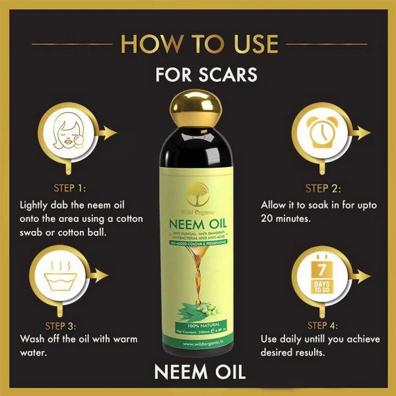 Wild Organic Neem Hair Oil - 200 ml