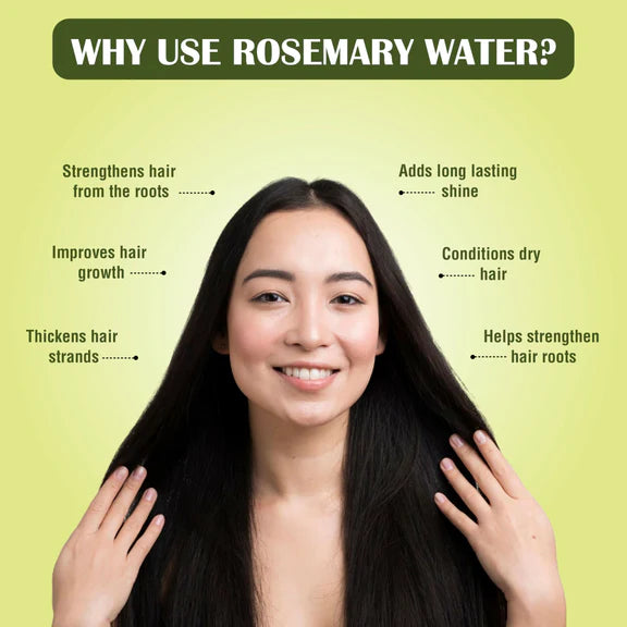 Myherb Rosemary Water Hair Spray For Regrowth, Helps Reduce Hairfall, Strengthens Hair - 200 ml