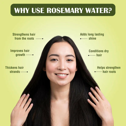 Myherb Rosemary Water Hair Spray For Regrowth, Helps Reduce Hairfall, Strengthens Hair - 200 ml