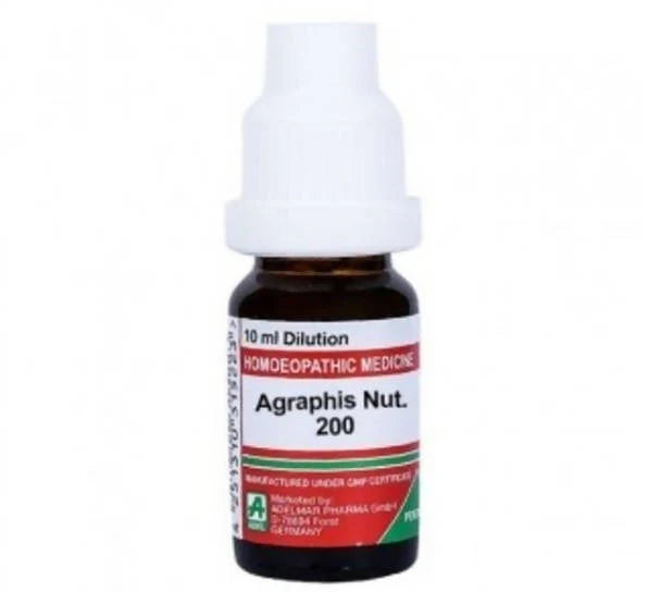 Adel Homeopathy Agraphis Nut Dilution -6 CH