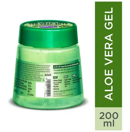 Emami Boroplus 100% Organic Aloe Vera Gel with Green Tea - 200 ml