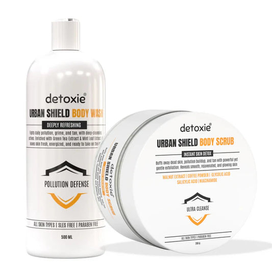 Detoxie Body Wash & Body Scrub Combo - Urban Shield - combo