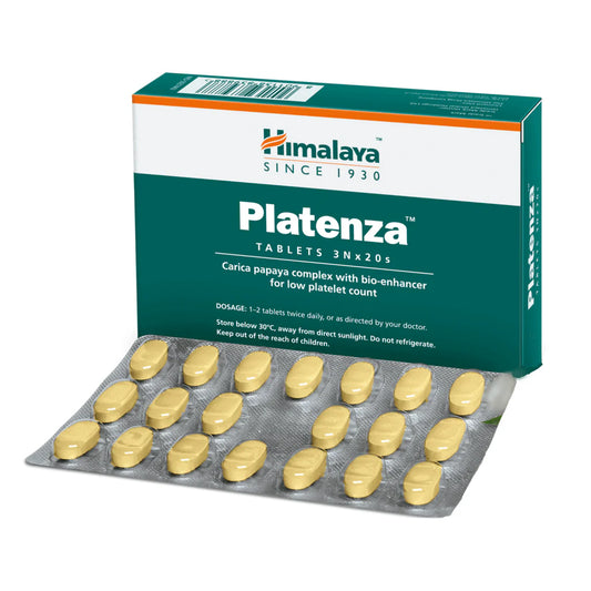 Himalaya Herbals Platenza Tabs -Pack of 1