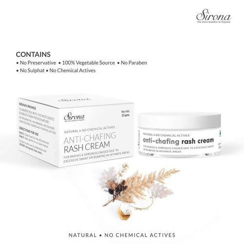 Sirona Anti-Chafing Rash Cream - 25 gm
