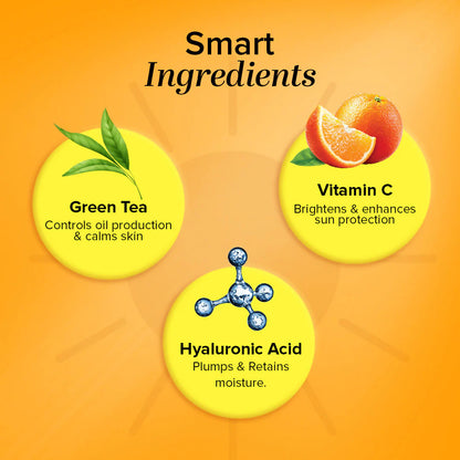 Khadi Natural Vitamin C + Hyaluronic Acid Sunscreen SPF 50 PA+++ - 100 gm