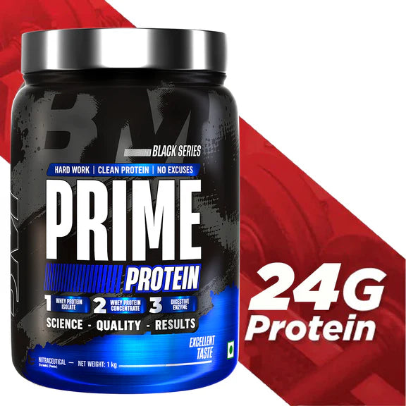Big Muscles Nutrition Prime Protein - 1 kg - Rich Chocolate