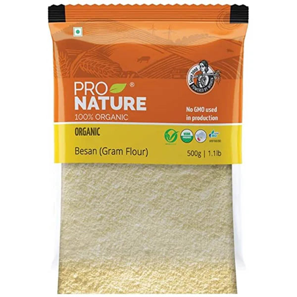 Pro Nature 100% Organic Gram Flour (Besan) - 500 gm