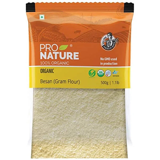 Pro Nature 100% Organic Gram Flour (Besan) - 500 gm