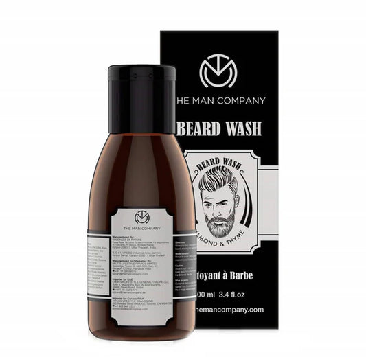 The Man Company Beard Wash With Almond & Thyme - 100 ml