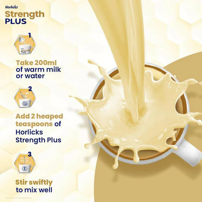 Horlicks Strength Plus - Vanilla Flavor - 350 gm
