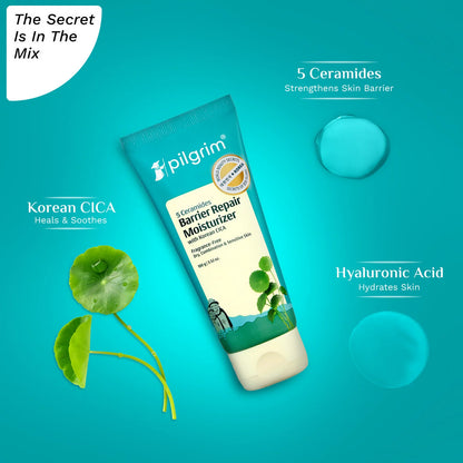 Pilgrim 5 Ceramides Barrier Repair Moisturizer - 100 gm