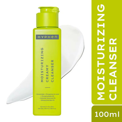 Hyphen By Kriti Sanon Moistuzing Creamy Cleanser, Hydration & Gentle Cleansing For Dry Skin - 100 ml