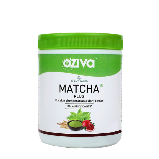 OZiva Plant Based Matcha Plus -50 gm
