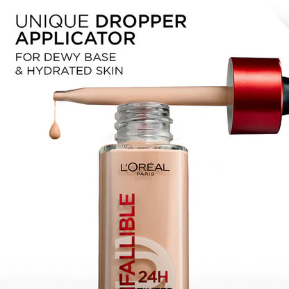 L'Oreal Paris Infallible 24H Tinted Serum Foundation - Rosy Light - 30 ml