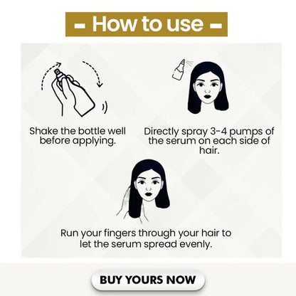 The Natural Wash 5 In 1 Hair Spray Serum With Wheat Germ Oil - 100 ml