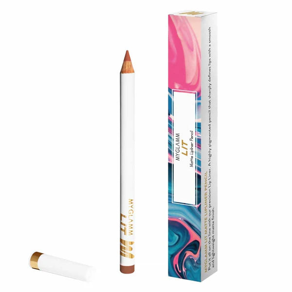MYGLAMM LIT Matte Lip Liner Pencil - Spoilt - 1.14 Gm