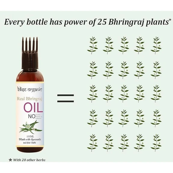 Blise organic Real Bhringraj oil - 100 ml