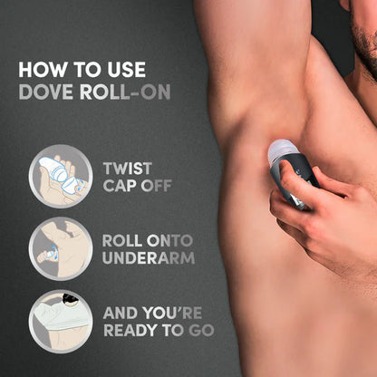 Dove Men + Care Invisible Dry Anti - Perspirant Roll - On - 50 ml