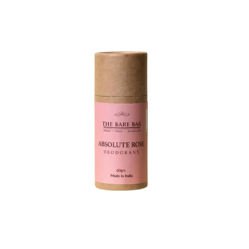 The Bare Bar Absolute Rose Deodorant Cream Stick - 60 gm