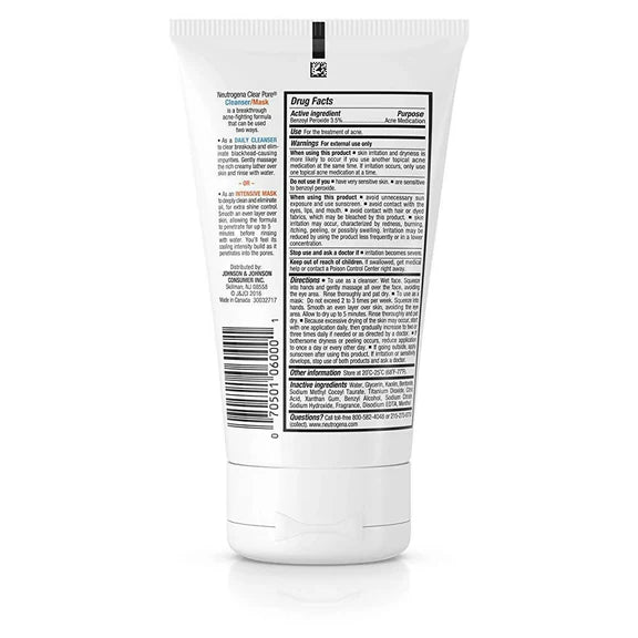 Neutrogena Clear Pore Cleanser Mask - 125 ml