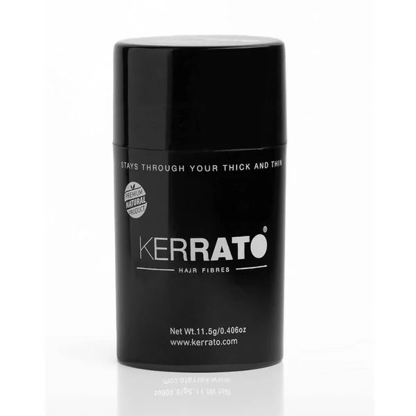 Kerrato Hair Fibres For Thinning Hair - Jet Black - 11.5 gm