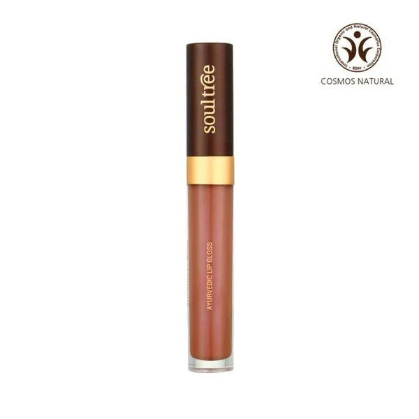 Soultree Ayurvedic Lip Gloss - Coral Pink - 5 gm