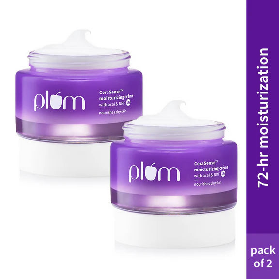 Plum CeraSenseTM Moisturizing Creme For Instant Barrier Repair & 72 Hour moisturization - 50 gm - Pack of 1